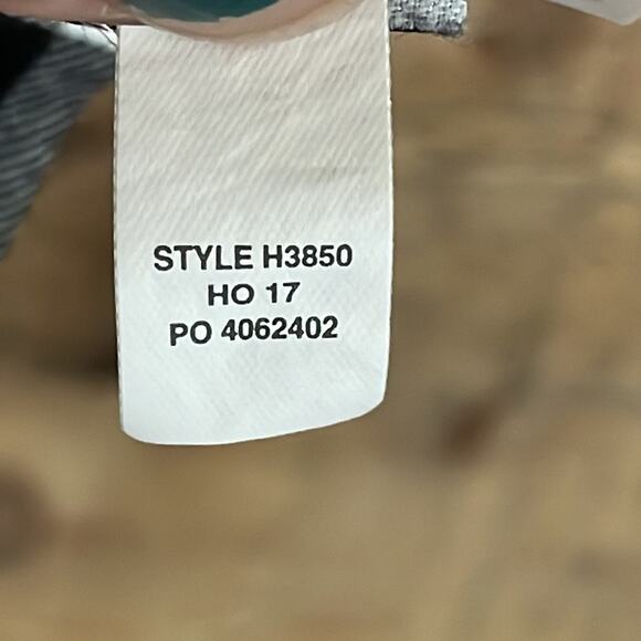 Madewell Button-Back Tie Tee in Buffalo Check White Black Size XXS - Picture 6 of 10